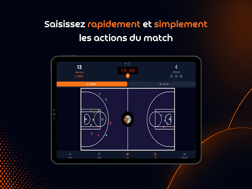 Statistiques joueurs basket
